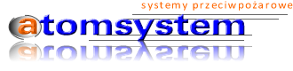 Logo Atomsystem - systemy przeciwpożarowe